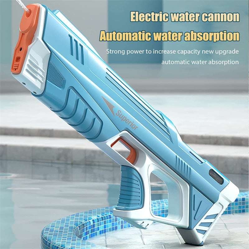 Summer Full Automatic Electric Water Gun Toy Induction Water Absorbing High-Tech Burst Water Gun Beach Outdoor Water Fight Toys - Rendtronics