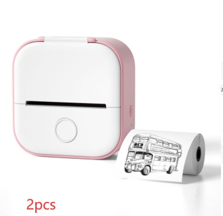 Portable Mini Thermal Label Printer Home Photo Printer Student Wrong Question Printer Bluetooth-compatible Mini Label Printer Price Tag by Maiden-Art