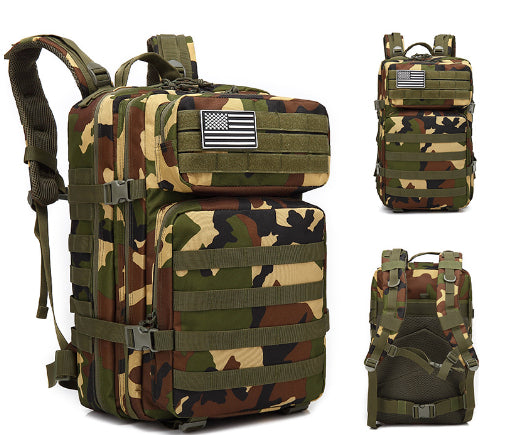 Outdoor Mountaineering Bag Tactical Leisure Bag Army Fan Travel Computer Bag Individual Soldier Package - Rendtronics