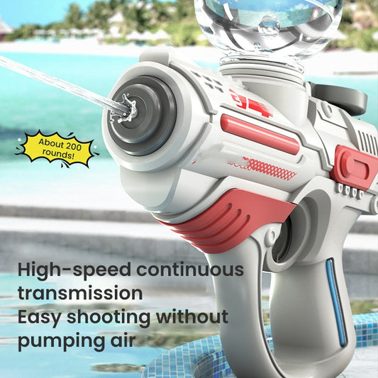 Summer Water Gun High-Tech Automatic Water Soaker Guns Large Capacity Kid Adult Summer Pool Beach Outdoor Toy - Rendtronics