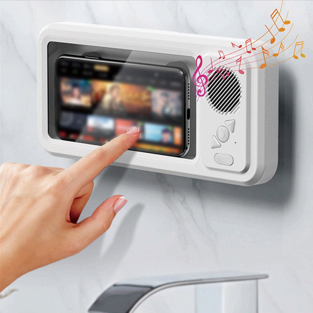 Supporto Telefono Doccia Impermeabile con Speaker Bluetooth - Rendtronics