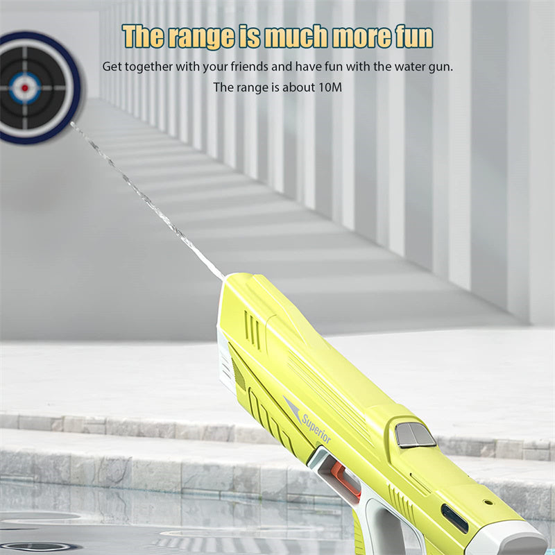 Summer Full Automatic Electric Water Gun Toy Induction Water Absorbing High-Tech Burst Water Gun Beach Outdoor Water Fight Toys - Rendtronics