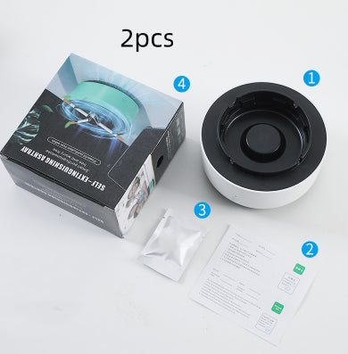 Smoke Removal Air Purification Ashtray Anion Purification Practical Automatic Purifier Ashtray Portable Gadgets For Car Ashtray - Rendtronics