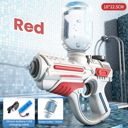 Summer Water Gun High-Tech Automatic Water Soaker Guns Large Capacity Kid Adult Summer Pool Beach Outdoor Toy - Rendtronics