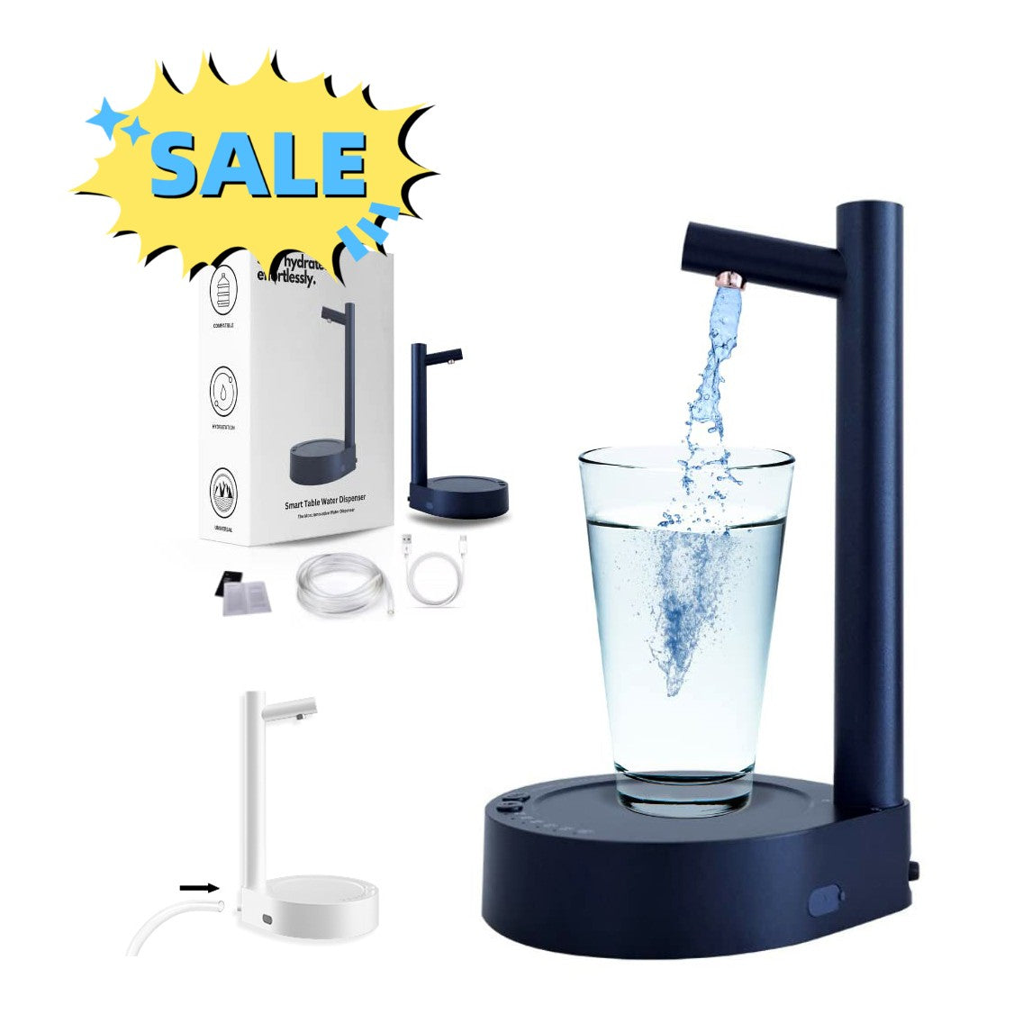 Dispenser Acqua Elettrico da Tavolo - Rendtronics