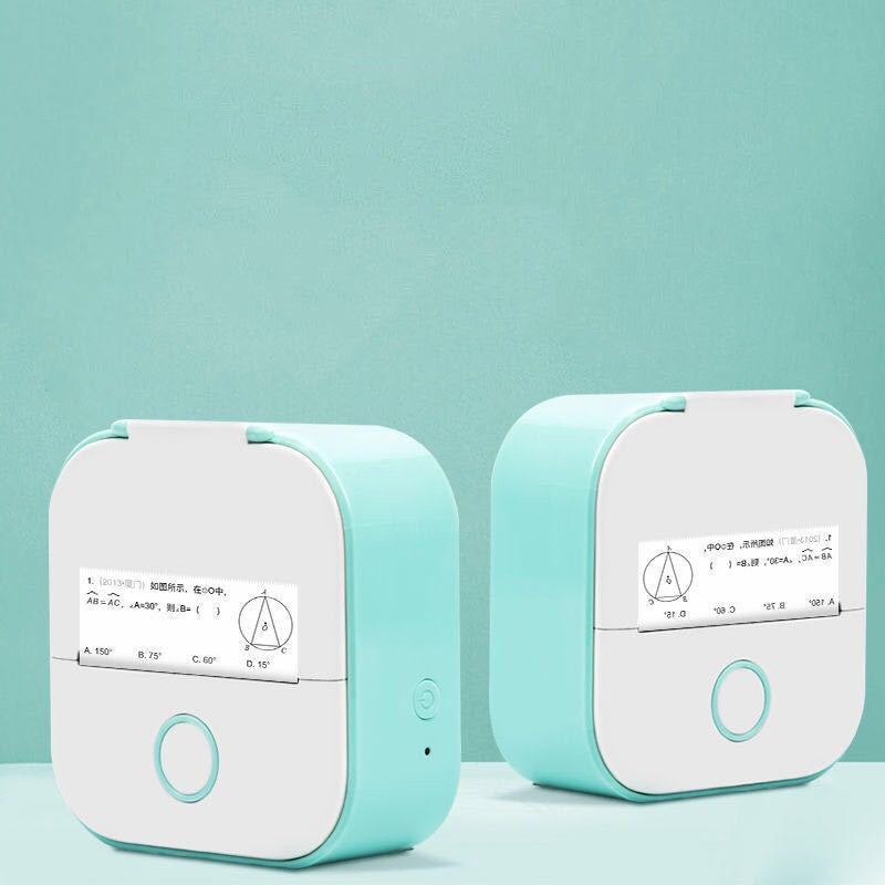 Portable Mini Thermal Label Printer Home Photo Printer Student Wrong Question Printer Bluetooth-compatible Mini Label Printer Price Tag - Rendtronics