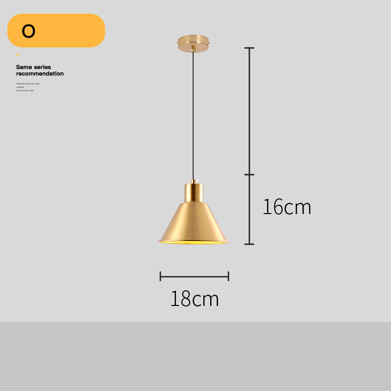 Lampadario Dorato Post-Moderno per Soggiorno - Rendtronics