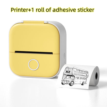 Portable Mini Thermal Label Printer Home Photo Printer Student Wrong Question Printer Bluetooth-compatible Mini Label Printer Price Tag - Rendtronics