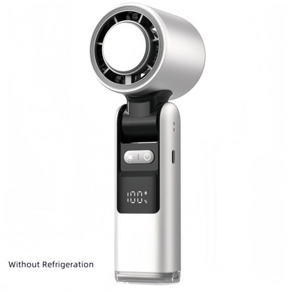 Turbos Chilled Ice Sensation Cold Fan Super Mini Turbos Speed Fan USB Powered Digital Display For Outdoor Camping Travel - Rendtronics