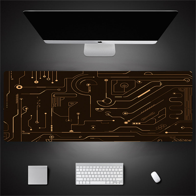 Industrial Style Tech Oversized Seam Keyboard Mouse Desk Pad - Rendtronics
