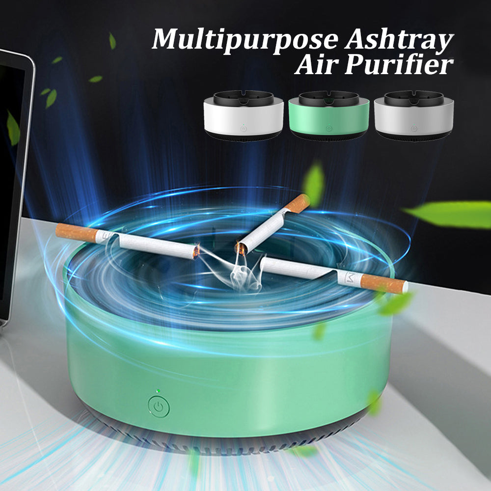 Smoke Removal Air Purification Ashtray Anion Purification Practical Automatic Purifier Ashtray Portable Gadgets For Car Ashtray - Rendtronics