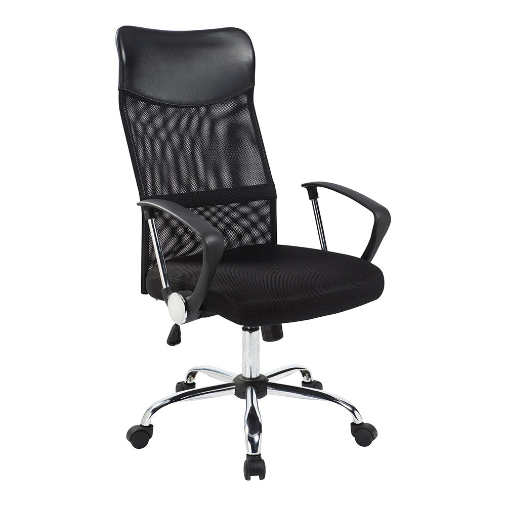 Ergonomikus irodai szék magasított háttámlával - fekete by Timelesstools