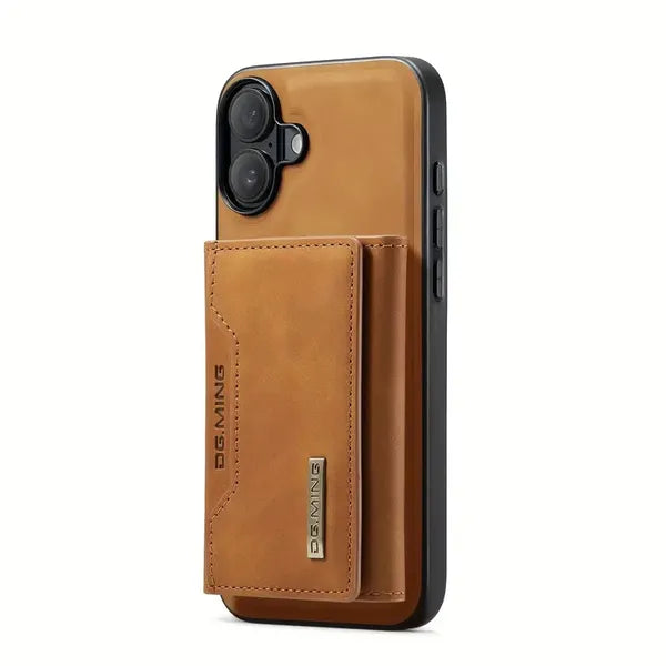 M2 Magnetic Card Holder Protective Cover - For IPhone 16 Pro Max & 15 Pro Max - Split Mobile Phone Case - - Protects Phone & Holds Cards - Great Gift For Tech Lovers.(Iphone 16 Pro(6.1inches)2024) - Rendtronics