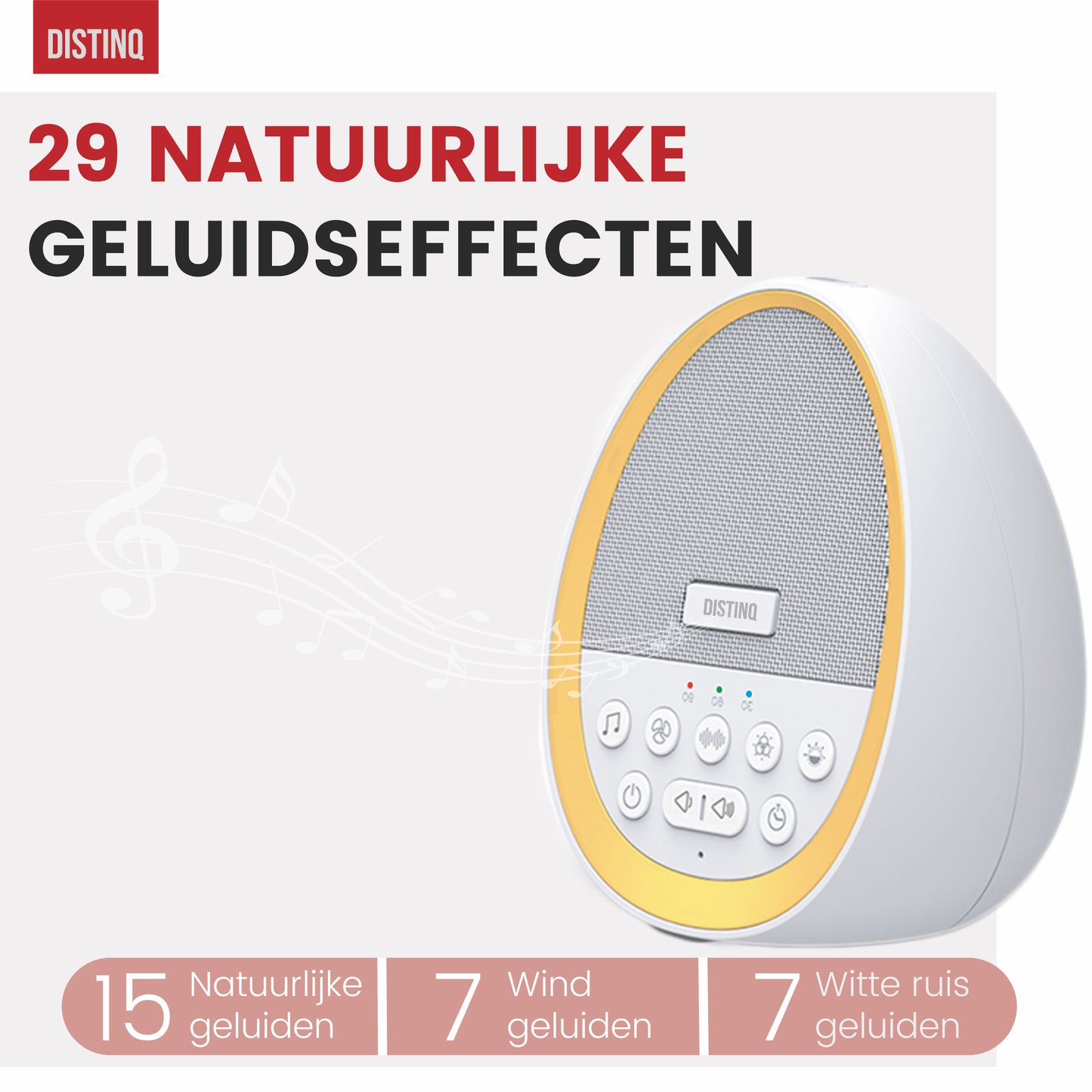 DistinQ White Noise Egg by Distinq