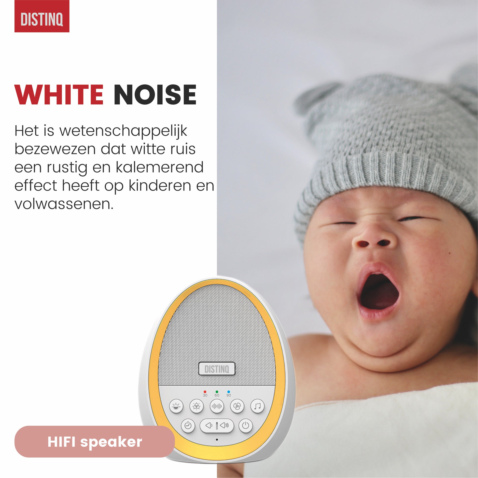 DistinQ White Noise Egg by Distinq