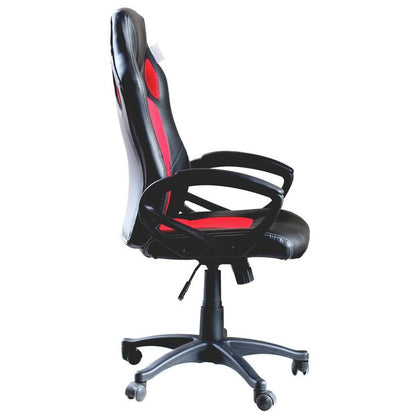 Scaun gamer Basic cu spatar color, Rosu by Timelesstools
