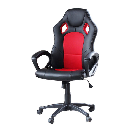Scaun gamer Basic cu spatar color, Rosu by Timelesstools