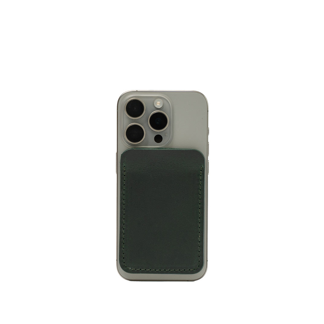 Portafoglio Minimalista In Pelle Magsafe — Guida con mani libere