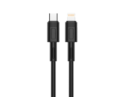 Techancy Cabo Pd De Carregamento Rápido Preto 1,5 M TB1772, Usb C Para Porta Lightning Carregamento Rápido De 30 W by Techancy