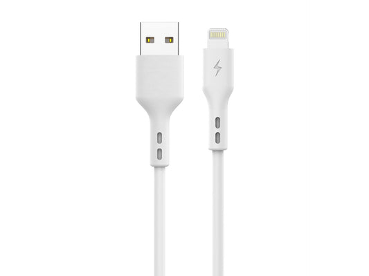 Techancy Fast Charge Cabo de Dados Usb-Lightning TB1774, 1m, 5a Super Fast Charge, Transferência De Dados, Branco by Techancy