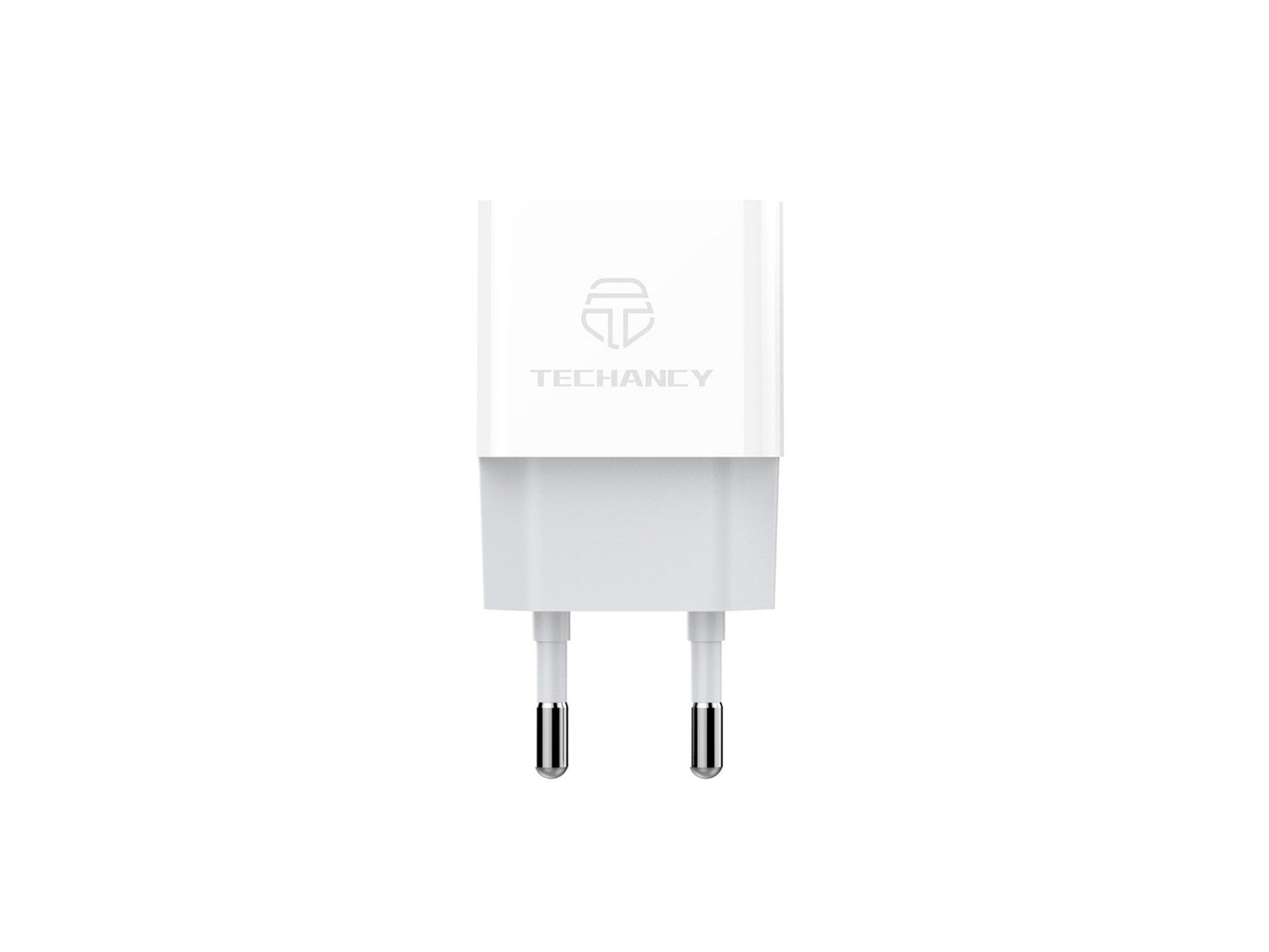 Techancy Carregador De Telemóvel Usb Branco TA2776, Saída De Carregamento Estável 5v-1a, Compatível Com Vários Dispositivos by Techancy