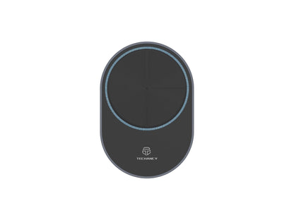 Techancy Suporte Magnético Para Telemóvel Com Carregador Sem Fios TF2798 Preto, Compatível Com Magsafe, Carregamento Sem Fios De 15 W by Techancy