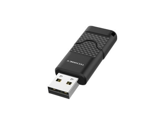 Techancy USB Flash Drive 8GB Preto LB2901, Usb 2.0, Compatível com PC/Mobile/Mac, Armazenamento seguro de ficheiros by Techancy