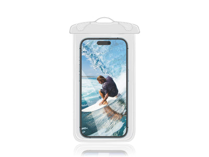 Techancy Capa De Telemóvel À Prova De Água Branca TU7453. Capacidade Extra Grande De 7,2 Polegadas, À Prova De Água Ipx8. by Techancy