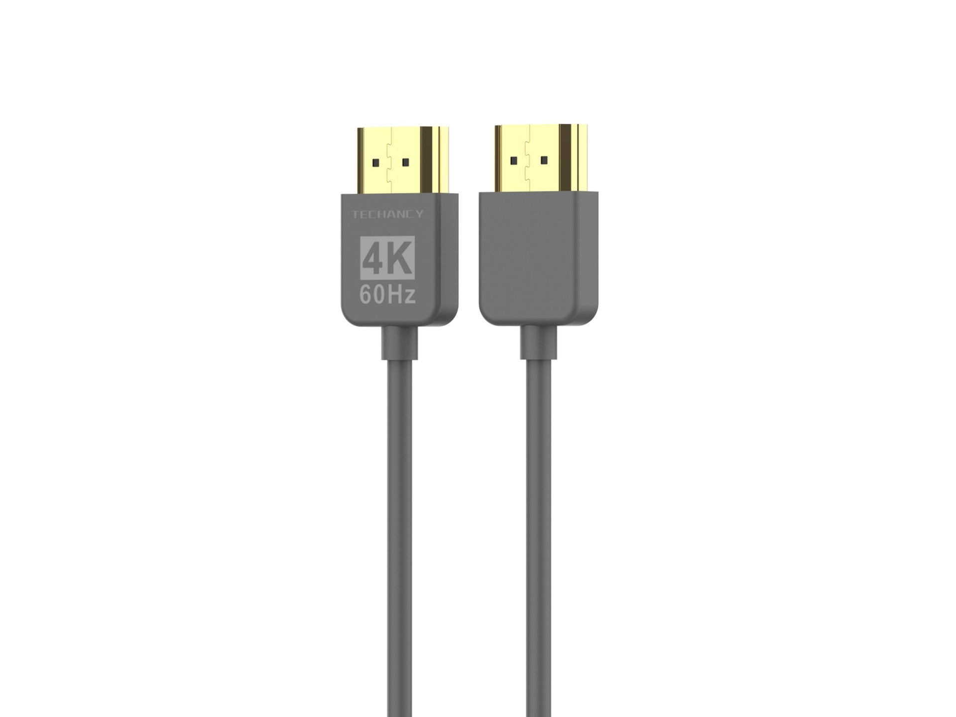 Techancy Cabo de vídeo HDMI 4K TL7292 , 1.5m, cinza, suporta 4K@60Hz, ideal para computadores, televisões e projetores by Techancy