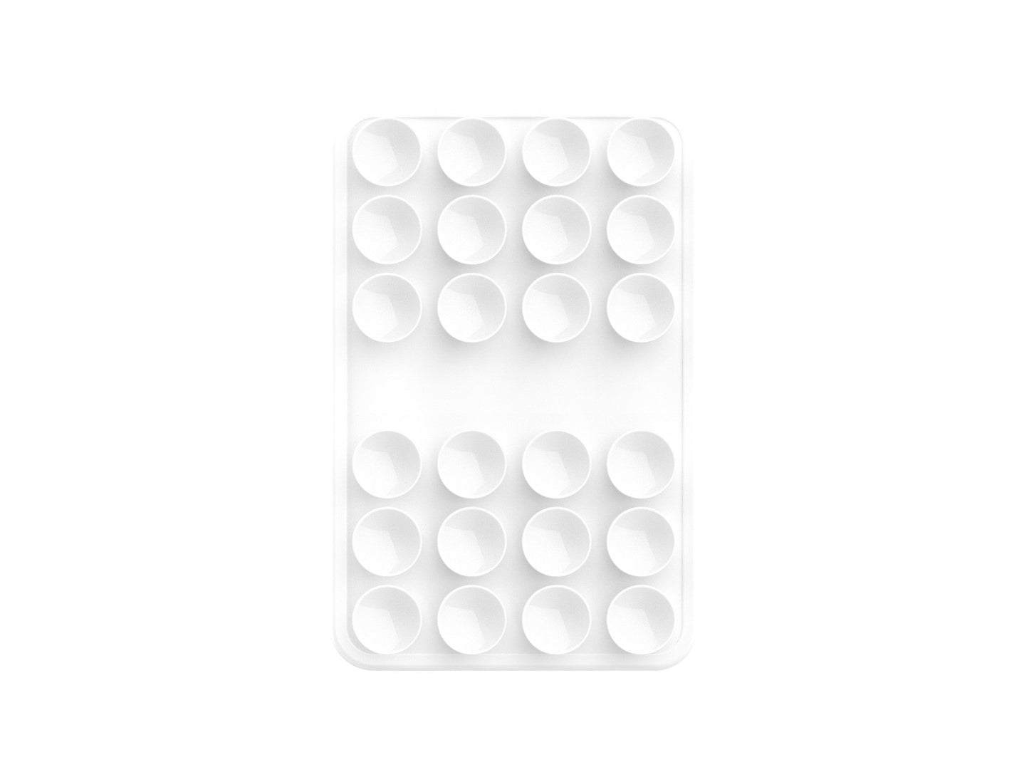 Techancy Suporte com Ventosas de Silicone TZ6303 Forte Aderencia Reutilizavel Estavel Antiderrapante para Telemovel e Tablet Branco by Techancy