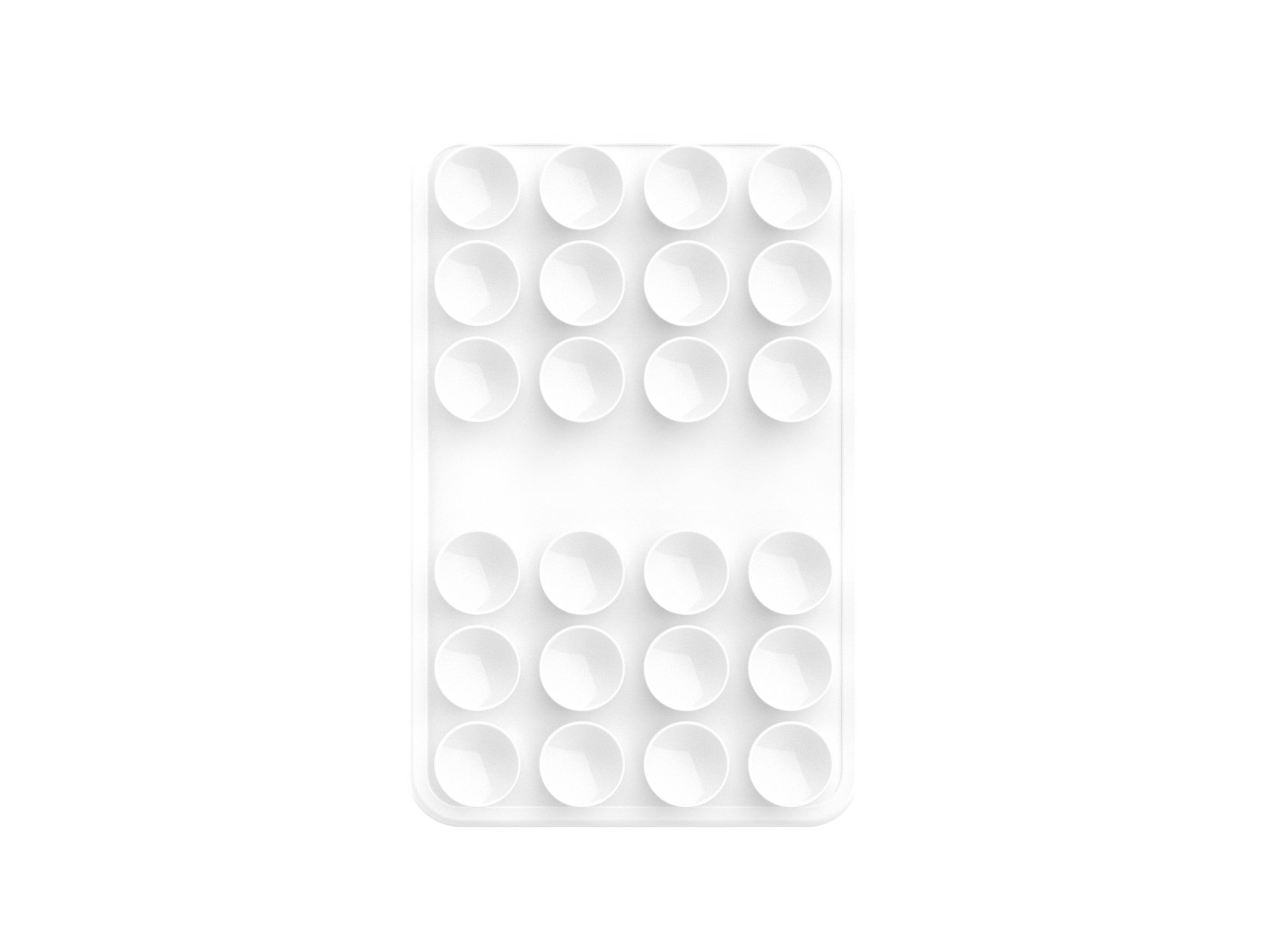 Techancy Suporte com Ventosas de Silicone TZ6303 Forte Aderencia Reutilizavel Estavel Antiderrapante para Telemovel e Tablet Branco by Techancy