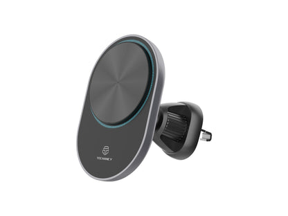 Techancy Suporte Magnético Para Telemóvel Com Carregador Sem Fios TF2798 Preto, Compatível Com Magsafe, Carregamento Sem Fios De 15 W by Techancy