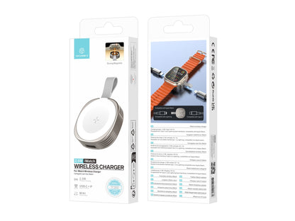 Techancy Carregador Wireless iWatch TF2800 2.5W, iman forte, USB-C/Lightning, compacto, compativel Apple Watch by Techancy