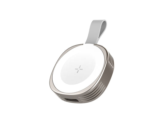 Techancy Carregador Wireless iWatch TF2800 2.5W, iman forte, USB-C/Lightning, compacto, compativel Apple Watch by Techancy