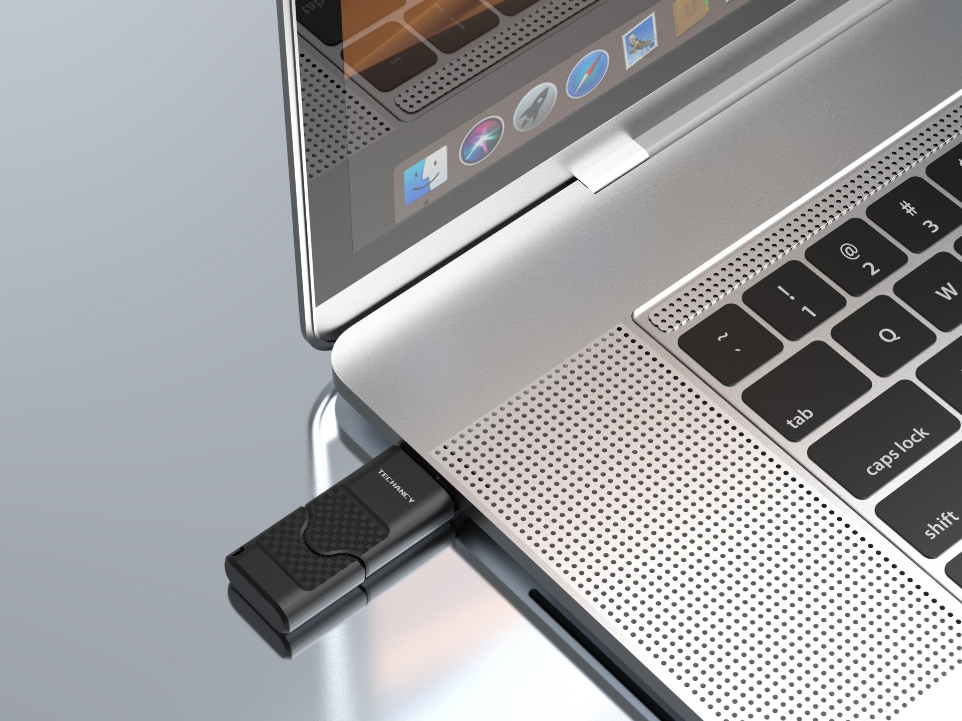 Techancy USB Flash Drive 8GB Preto LB2901, Usb 2.0, Compatível com PC/Mobile/Mac, Armazenamento seguro de ficheiros by Techancy