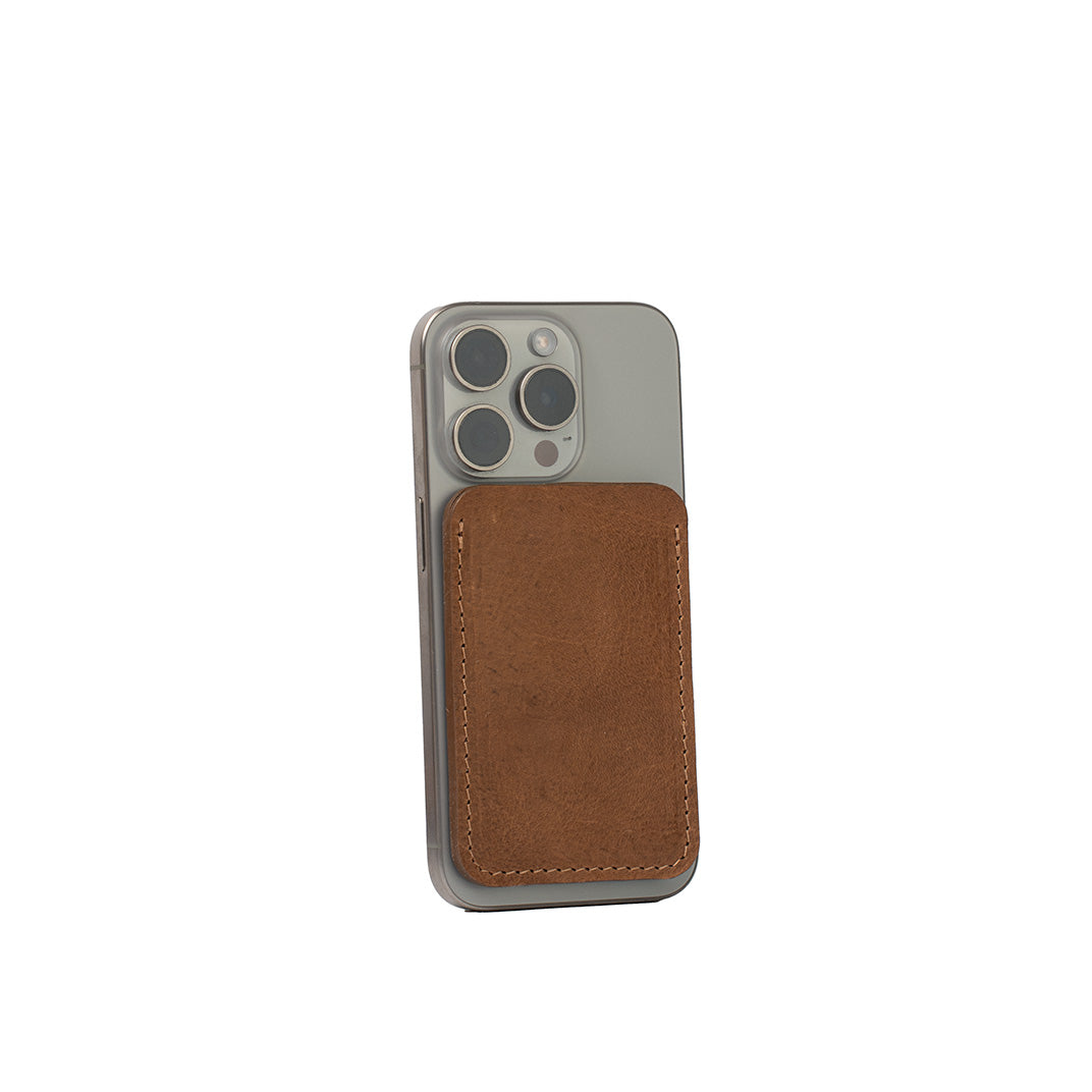 Portafoglio Minimalista In Pelle Magsafe — Guida con mani libere