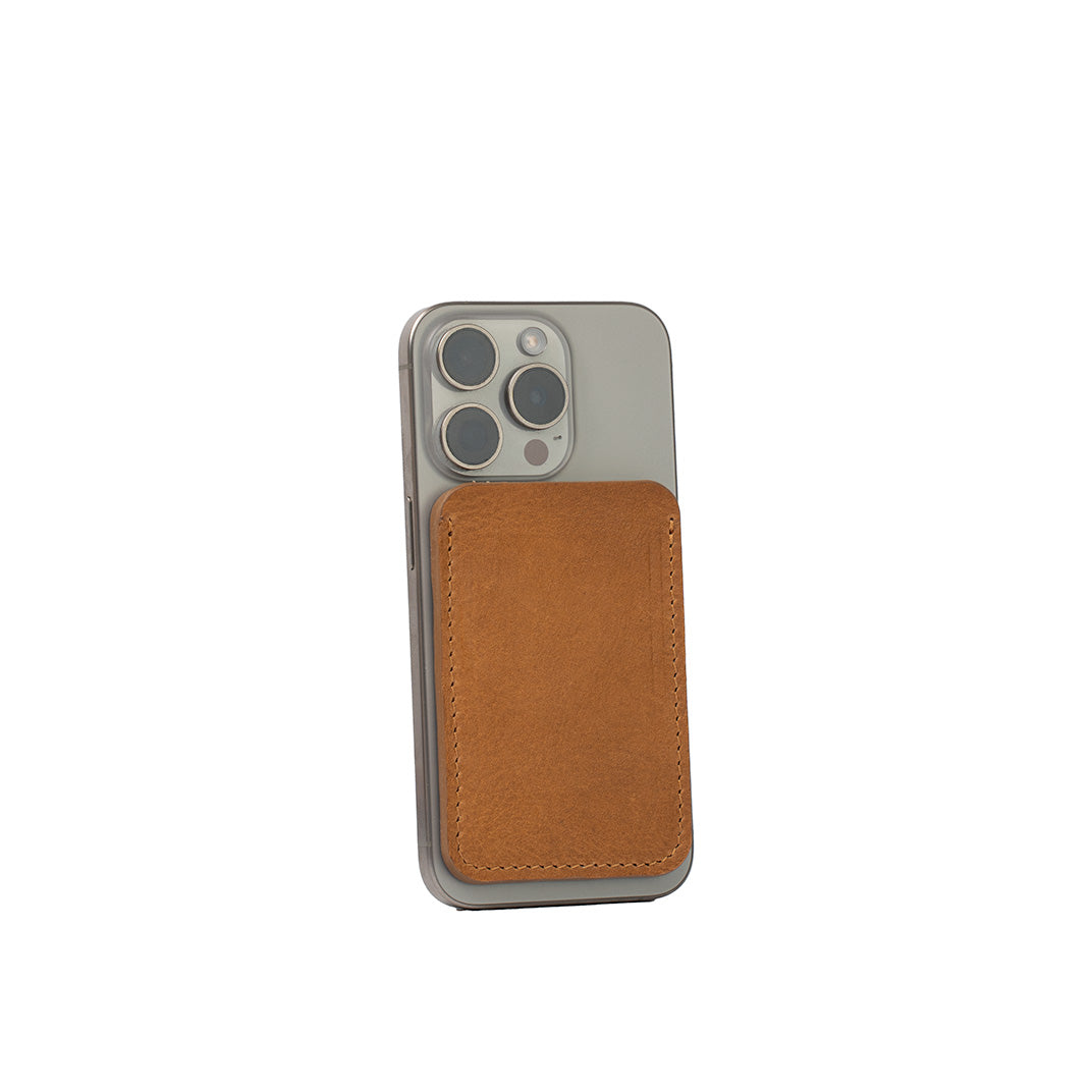 Portafoglio Minimalista In Pelle Magsafe — Guida con mani libere