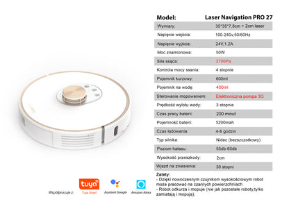 COBBO PRO27 Robot Mop and Vacuum by COBBO Robotics