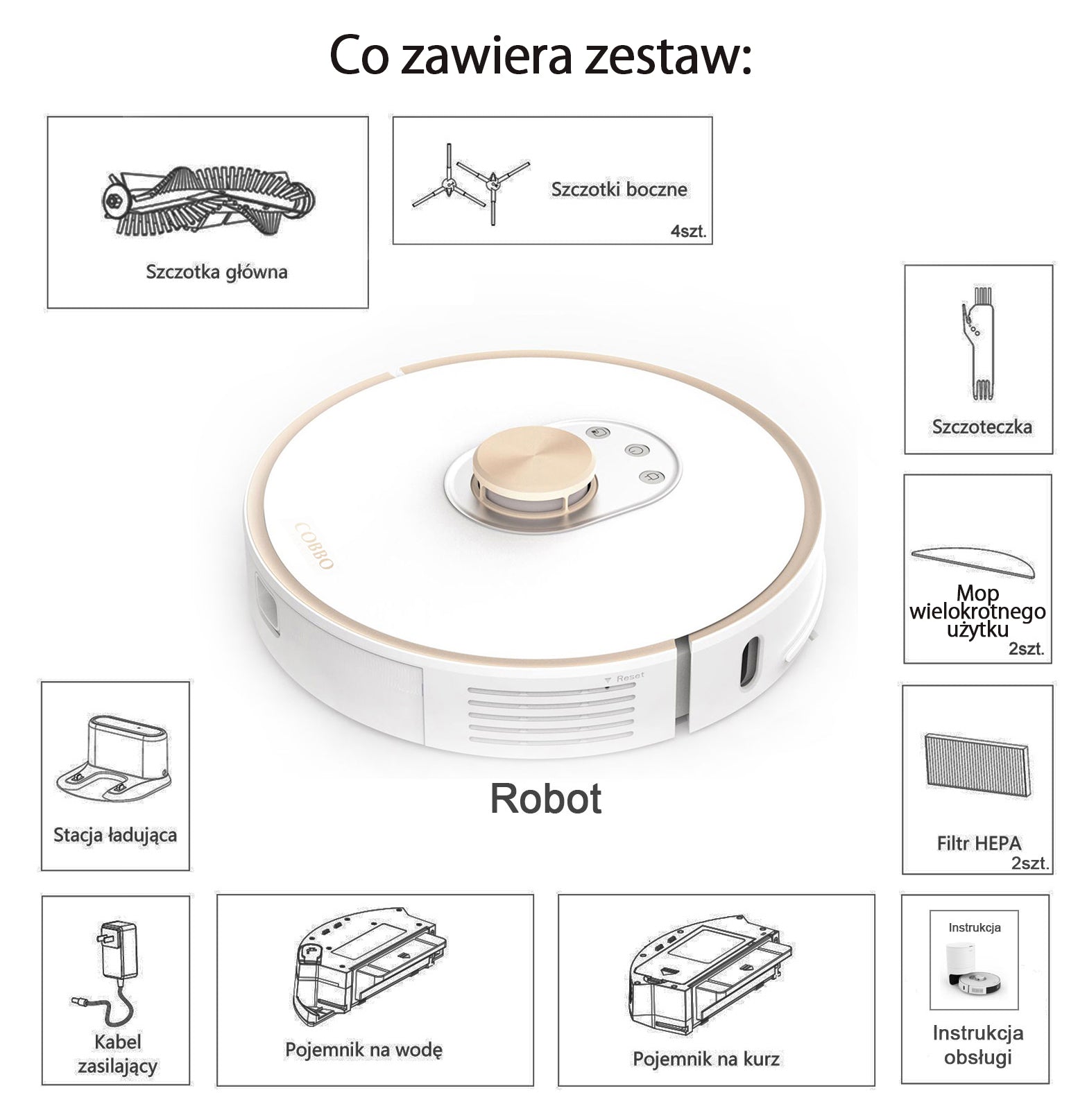 COBBO PRO27 Robot Mop and Vacuum by COBBO Robotics