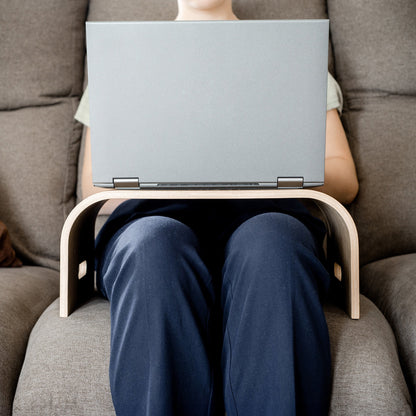 Wooden Laptop Tray - Portable Lap Desk with Ventilation by Valiai
