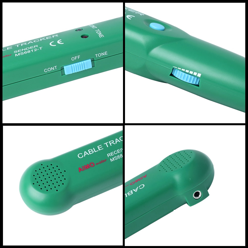 MS6812 Cable Tracker Tester Professional Line LAN detector UTP STP Telephone Wire Tracer Breakpoint location Diagnose Tone by Vimost Shop