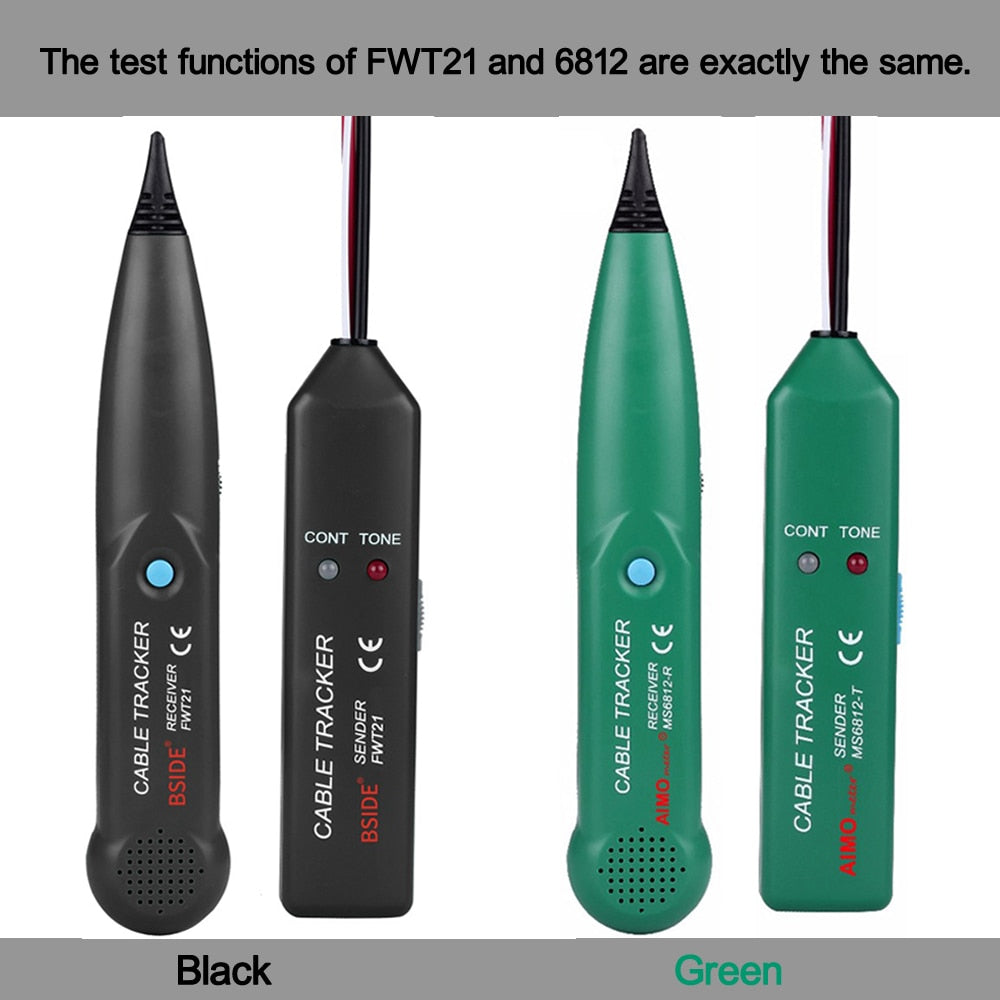 MS6812 Cable Tracker Tester Professional Line LAN detector UTP STP Telephone Wire Tracer Breakpoint location Diagnose Tone by Vimost Shop
