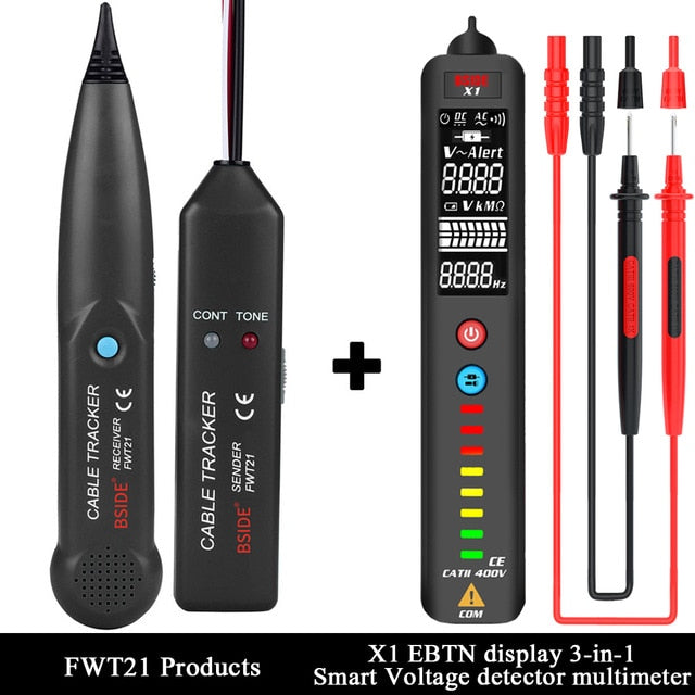 MS6812 Cable Tracker Tester Professional Line LAN detector UTP STP Telephone Wire Tracer Breakpoint location Diagnose Tone by Vimost Shop